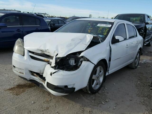 1G1AL58F887263513 - 2008 CHEVROLET COBALT LT WHITE photo 2