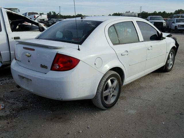 1G1AL58F887263513 - 2008 CHEVROLET COBALT LT WHITE photo 4