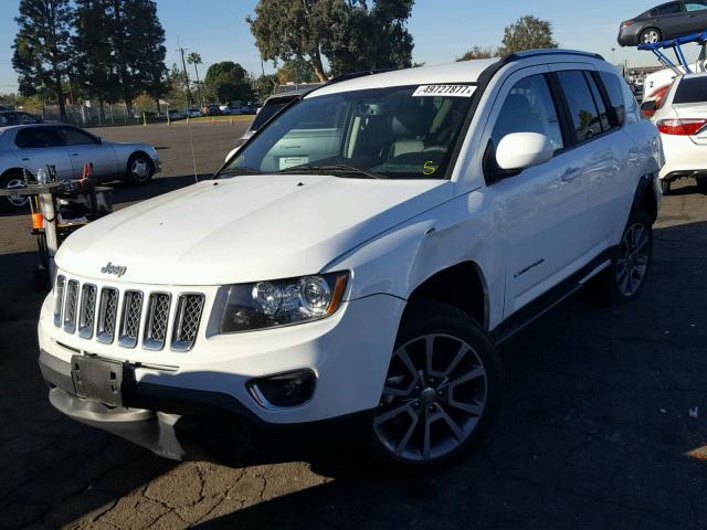 1C4NJCCB3FD131474 - 2015 JEEP COMPASS LI WHITE photo 2