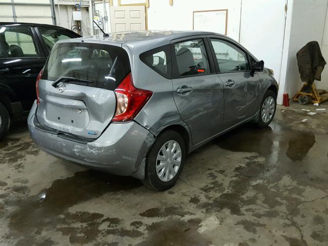 3N1CE2CP2FL447592 - 2015 NISSAN VERSA NOTE GRAY photo 4