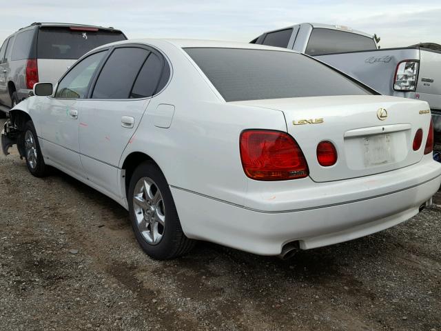 JT8BD69S410138421 - 2001 LEXUS GS 300 WHITE photo 3