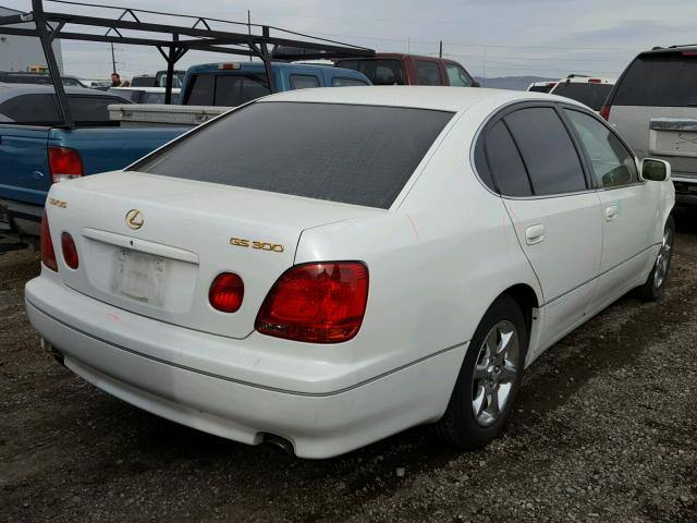 JT8BD69S410138421 - 2001 LEXUS GS 300 WHITE photo 4