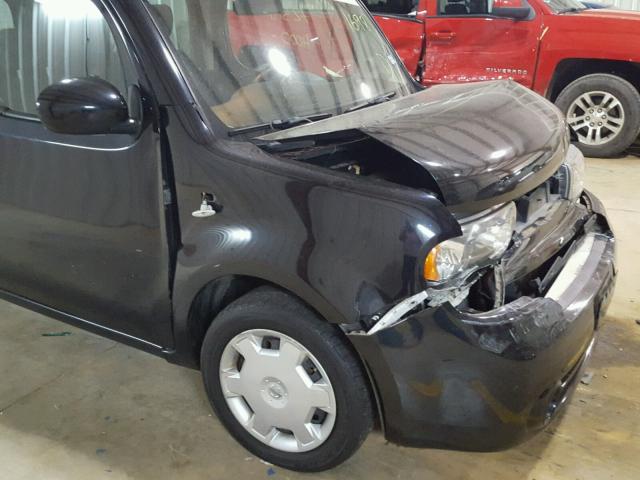 JN8AZ2KR8BT201698 - 2011 NISSAN CUBE BASE BLACK photo 9