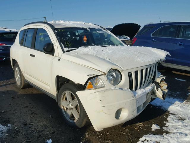 1J4FT47B29D187158 - 2009 JEEP COMPASS SP WHITE photo 1