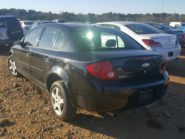 1G1AL58F987194069 - 2008 CHEVROLET COBALT LT BLACK photo 3