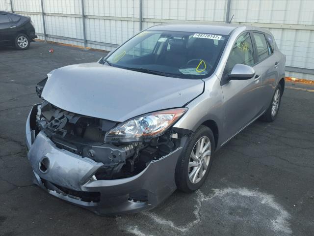 JM1BL1LP8D1788556 - 2013 MAZDA 3 I SILVER photo 2