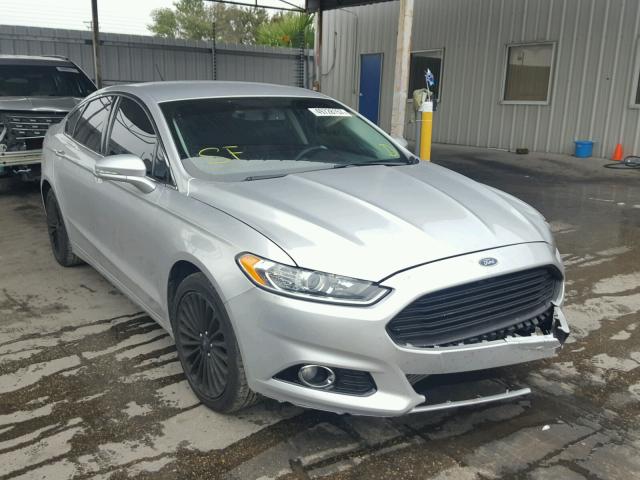 3FA6P0K92DR181860 - 2013 FORD FUSION TIT SILVER photo 1