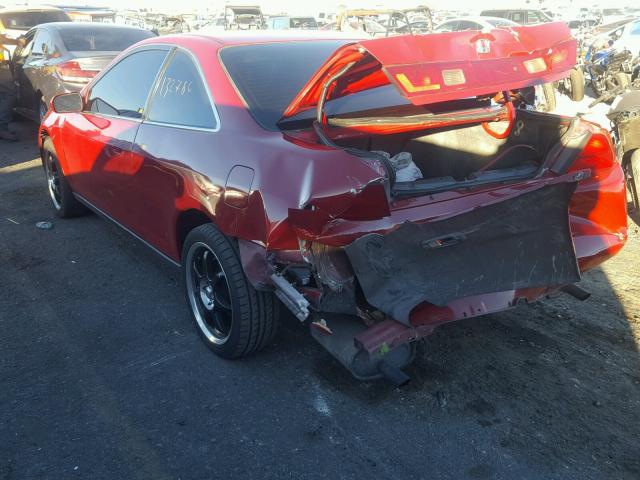 1HGCG2246WA004210 - 1998 HONDA ACCORD LX RED photo 3