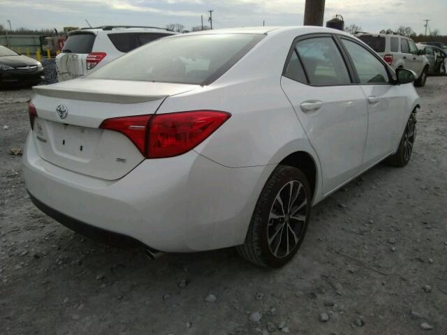 5YFBURHEXHP654572 - 2017 TOYOTA COROLLA L WHITE photo 4