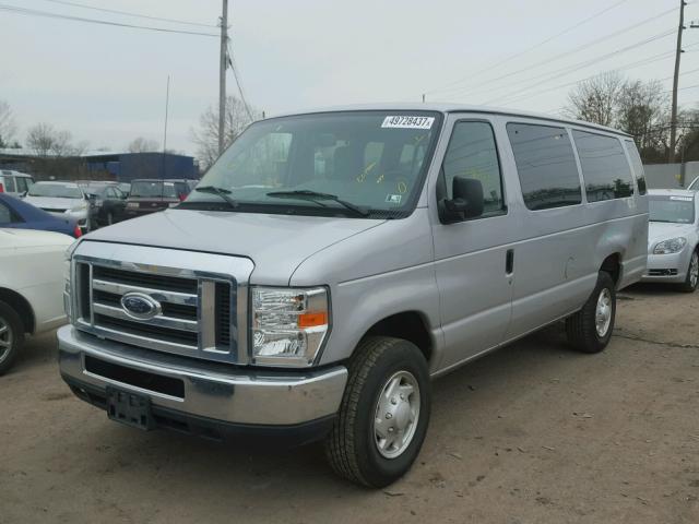 1FBSS3BL4DDA90929 - 2013 FORD ECONOLINE SILVER photo 2