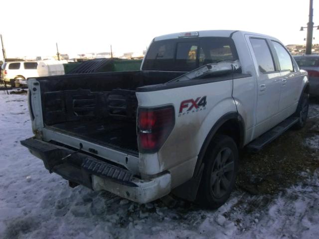 1FTFW1ET0DFD57506 - 2013 FORD F150 SUPER WHITE photo 4