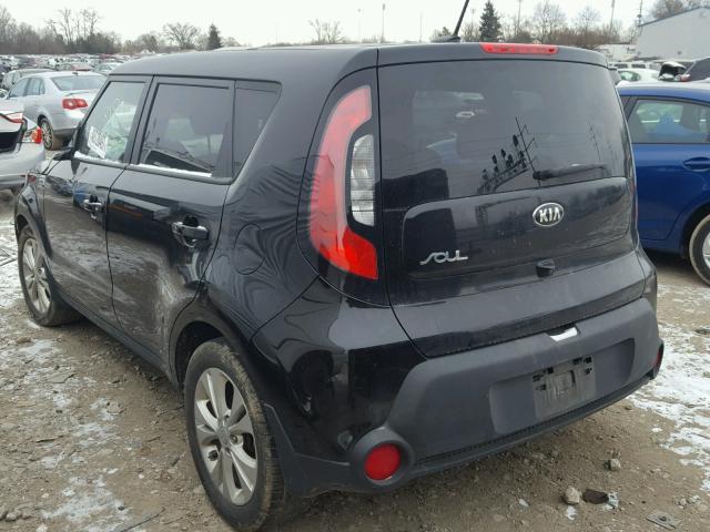 KNDJP3A50E7745549 - 2014 KIA SOUL + BLACK photo 3