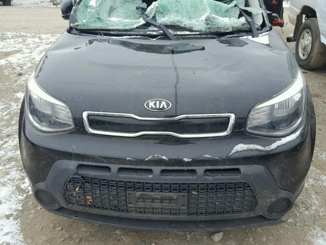 KNDJP3A50E7745549 - 2014 KIA SOUL + BLACK photo 7