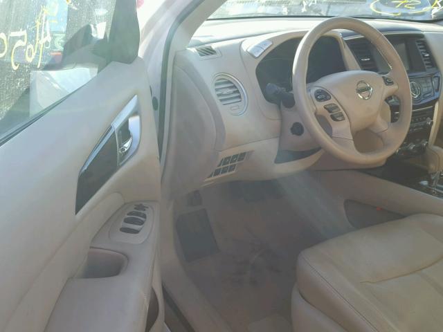 5N1AR2MM2DC665775 - 2013 NISSAN PATHFINDER WHITE photo 9