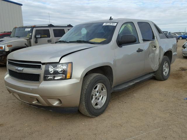 3GNEC12J28G142096 - 2008 CHEVROLET AVALANCHE BEIGE photo 2