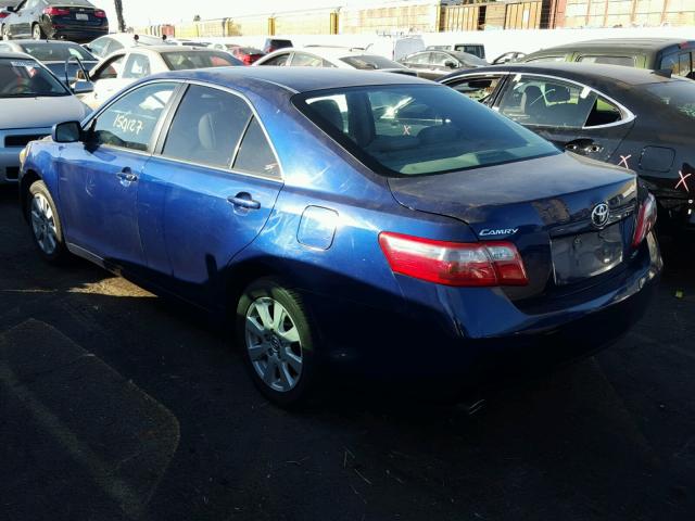 4T1BK46K67U006872 - 2007 TOYOTA CAMRY NEW BLUE photo 3