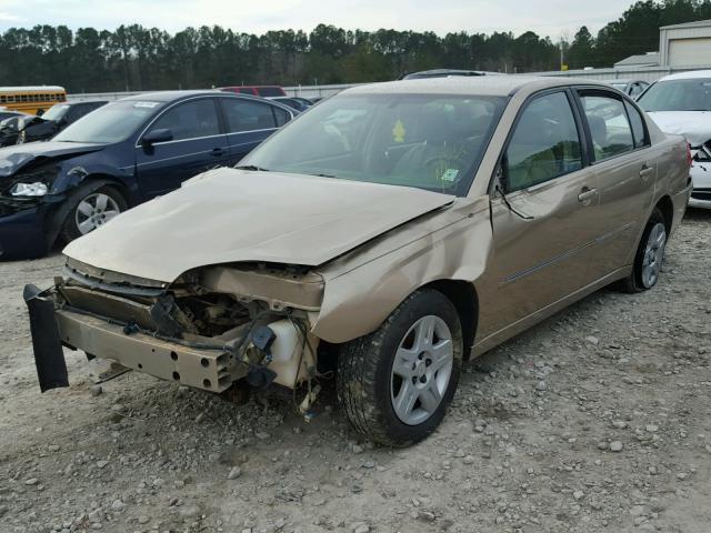 1G1ZT51816F130531 - 2006 CHEVROLET MALIBU LT GOLD photo 2