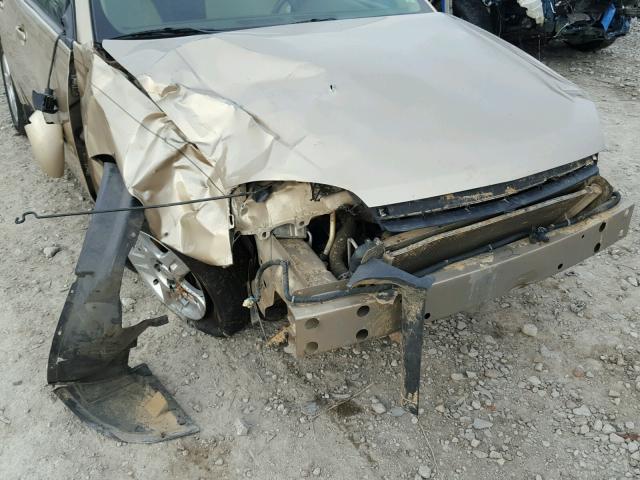 1G1ZT51816F130531 - 2006 CHEVROLET MALIBU LT GOLD photo 9