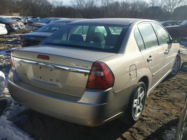 1G1ZT51866F127589 - 2006 CHEVROLET MALIBU LT GOLD photo 4