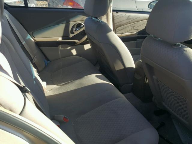 1G1ZT51866F127589 - 2006 CHEVROLET MALIBU LT Qızıl foto 6