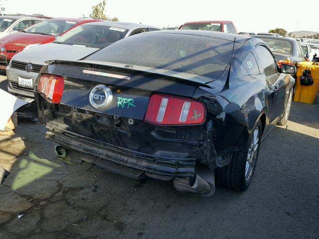 1ZVBP8CF0C5272751 - 2012 FORD MUSTANG GT BLACK photo 4