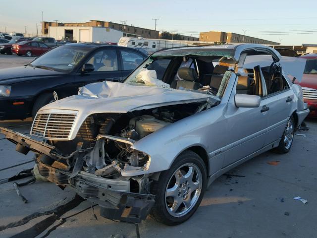 WDBHA24G6YA860329 - 2000 MERCEDES-BENZ C 230 SILVER photo 2