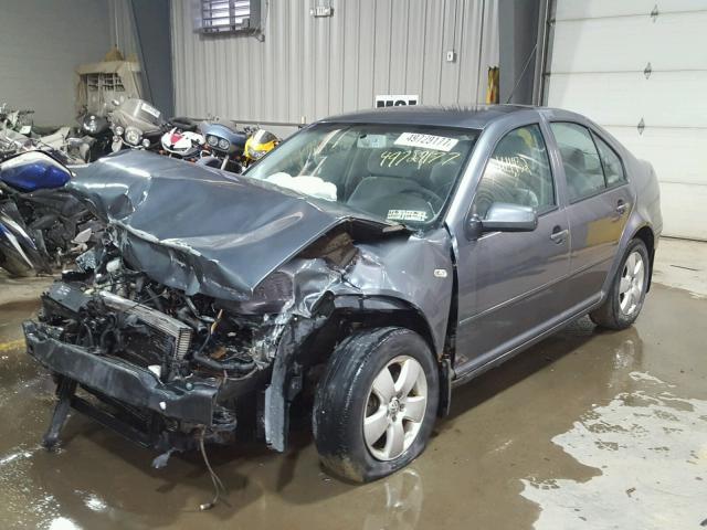 3VWSE69M03M088050 - 2003 VOLKSWAGEN JETTA GLS GRAY photo 2