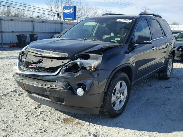 1GKER23D29J119590 - 2009 GMC ACADIA SLT BLACK photo 2