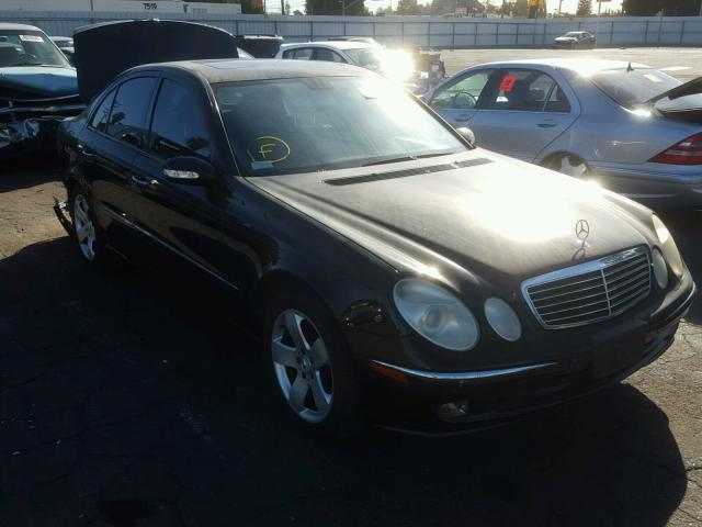 WDBUF70J65A627531 - 2005 MERCEDES-BENZ E 500 BLACK photo 1