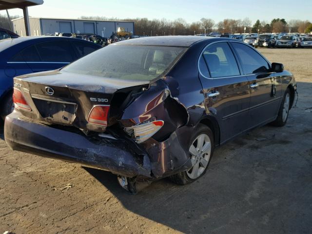 JTHBA30GX65170798 - 2006 LEXUS ES 330 BURGUNDY photo 4