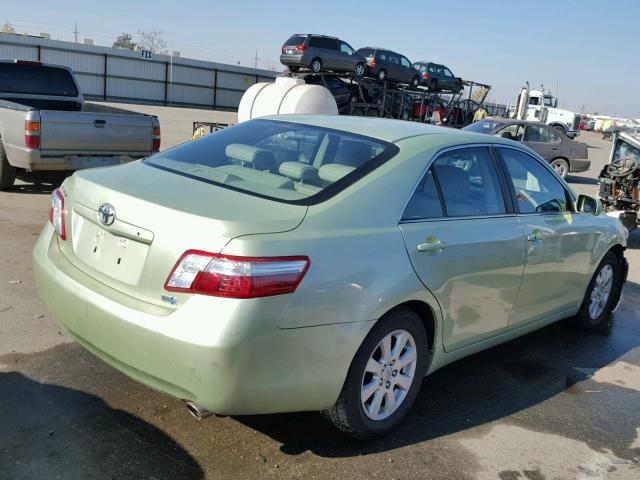 4T1BB46K19U072426 - 2009 TOYOTA CAMRY HYBR GREEN photo 4