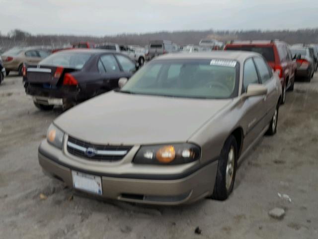 2G1WH52K639425515 - 2003 CHEVROLET IMPALA LS BROWN photo 2