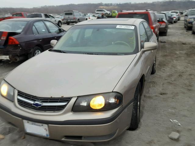 2G1WH52K639425515 - 2003 CHEVROLET IMPALA LS BROWN photo 9