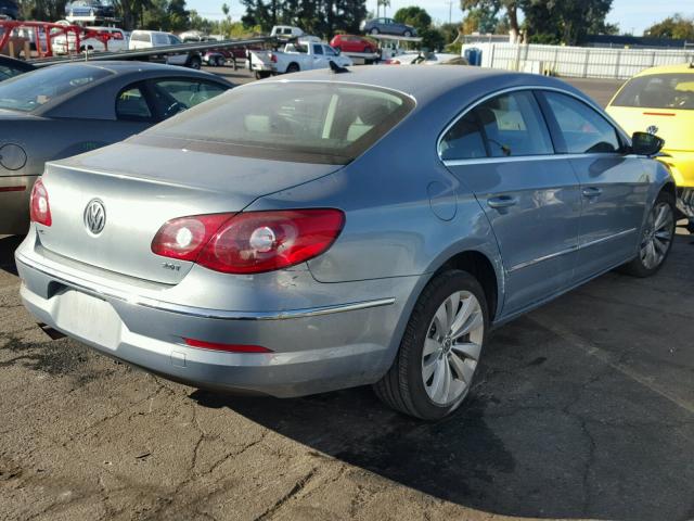 WVWMP7ANXBE712893 - 2011 VOLKSWAGEN CC SPORT GRAY photo 4