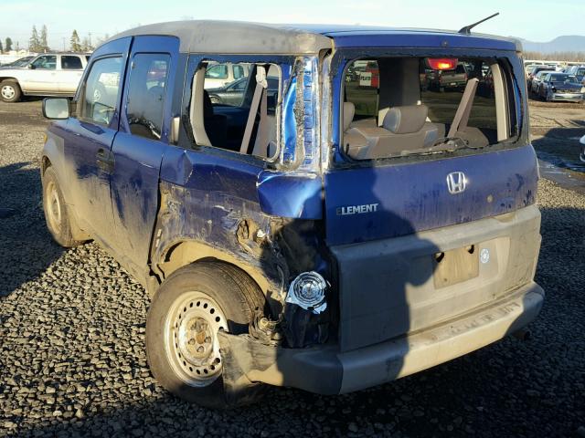 5J6YH18364L003046 - 2004 HONDA ELEMENT LX BLUE photo 3