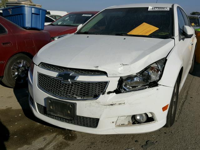 1G1PH5SC2C7183062 - 2012 CHEVROLET CRUZE LTZ WHITE photo 2