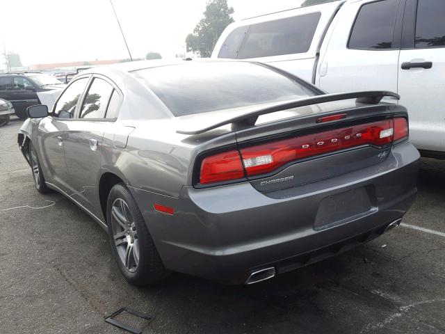 2C3CDXCT1CH144449 - 2012 DODGE CHARGER R/ GRAY photo 3