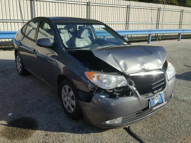 KMHDU46D68U555316 - 2008 HYUNDAI ELANTRA GL GRAY photo 1