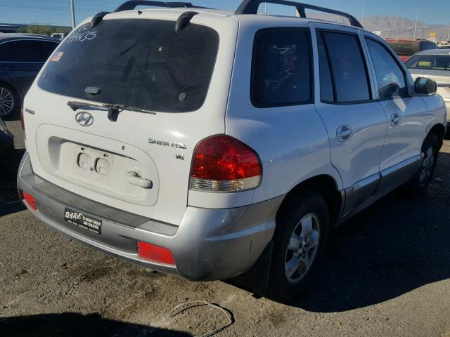 KM8SC13D55U994435 - 2005 HYUNDAI SANTA FE G WHITE photo 4