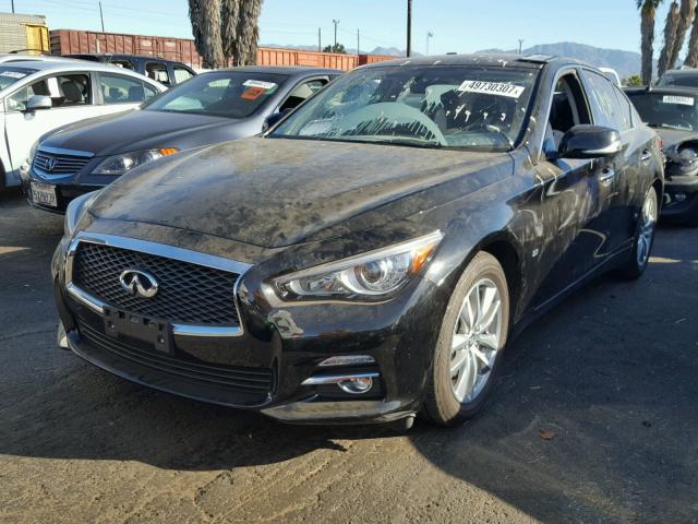 JN1BV7AP7FM336019 - 2015 INFINITI Q50 BASE BLACK photo 2