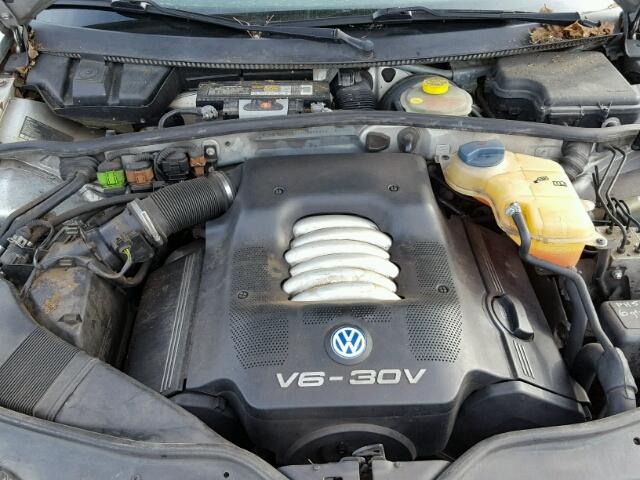 WVWAH63B11P027245 - 2001 VOLKSWAGEN PASSAT GLS SILVER photo 7