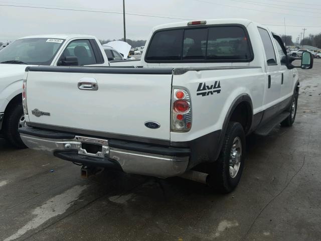 1FTNW21F21ED13929 - 2001 FORD F250 SUPER WHITE photo 4