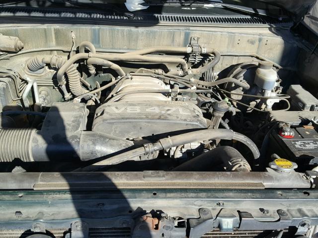 5TDZT38A52S116467 - 2002 TOYOTA SEQUOIA LI GREEN photo 7