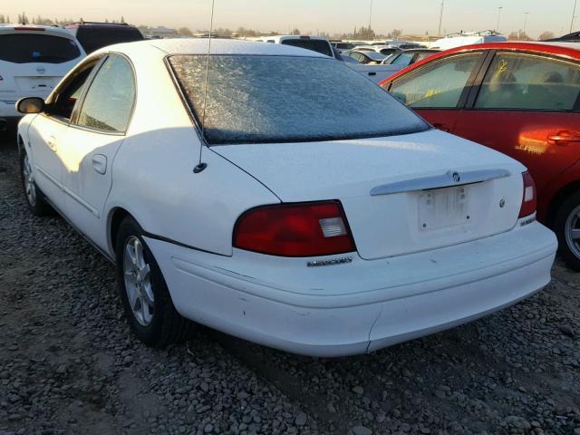 1MEHM55S12A613089 - 2002 MERCURY SABLE LS P WHITE photo 3