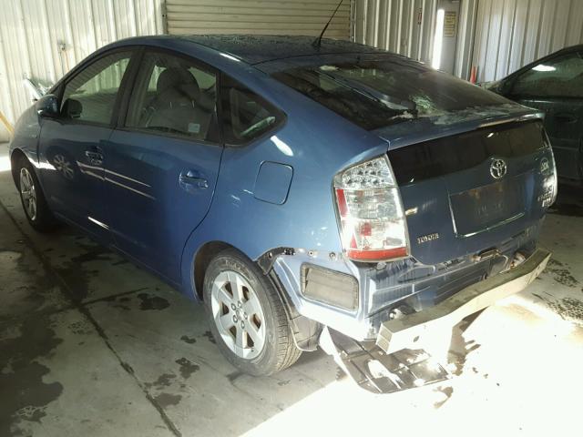 JTDKB20U087818171 - 2008 TOYOTA PRIUS BLUE photo 3