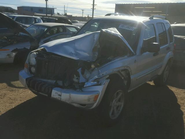 1J4GL58KX7W647743 - 2007 JEEP LIBERTY LI SILVER photo 2