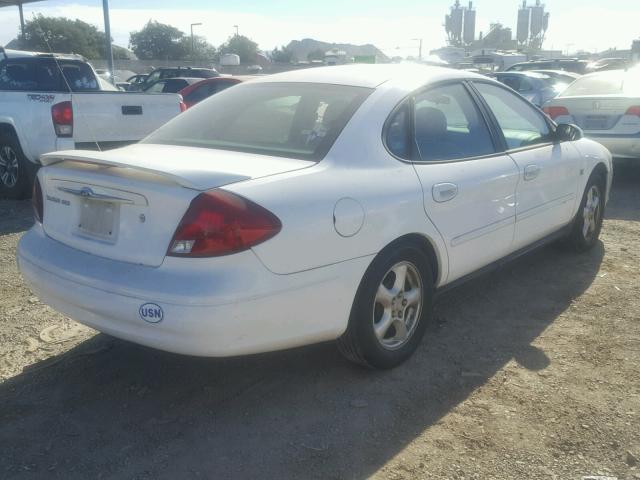 1FAFP55S72G112954 - 2002 FORD TAURUS SES WHITE photo 4