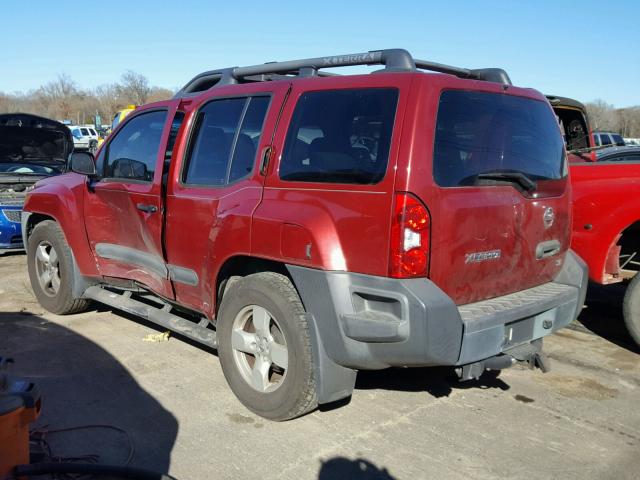 5N1AN08U08C530360 - 2008 NISSAN XTERRA OFF MAROON photo 3