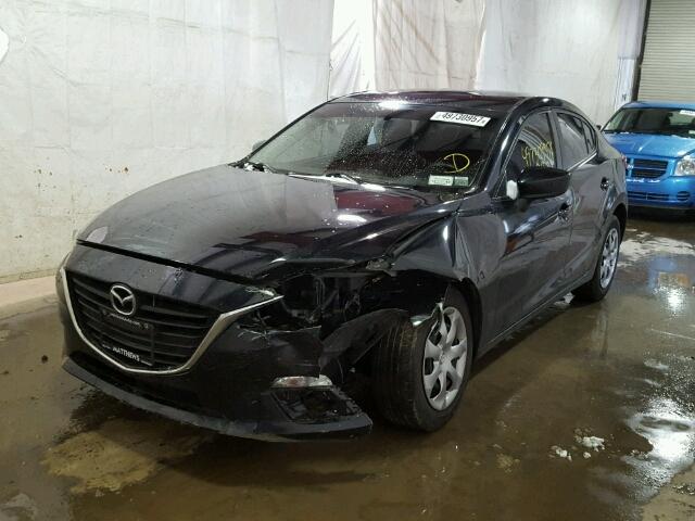 3MZBM1U72EM118644 - 2014 MAZDA 3 SPORT BLACK photo 2