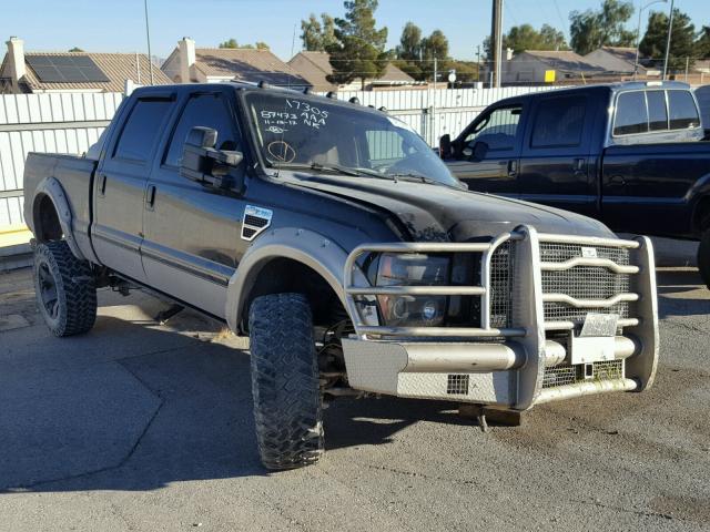 1FTWW31R68EA05516 - 2008 FORD F350 SRW S BLACK photo 1